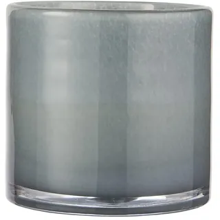 IB Laursen Topf Venecia durchgefärbtes Glas, Höhe 12, Ø 12 cm, blau