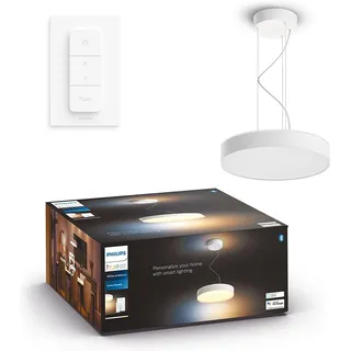 Philips Hue White Amb. Enrave Pendelleuchte weiß 4500lm inkl. Dimmschalter, 915005998001
