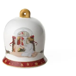 Villeroy & Boch - Annual Christmas Edition Glocke 2022 6x6x7cm, Premium Porzellan, Sammlerstück