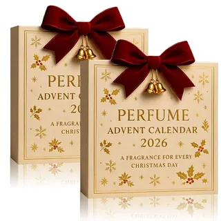 Parfum-Adventskalender 2026 – Set mit 24 Düften in Reisegröße (2Pcs) | Mini-Parfum-Adventskalender 2026 für Damen & Herren – Geschenkbox für den Countdown bis zum Fest