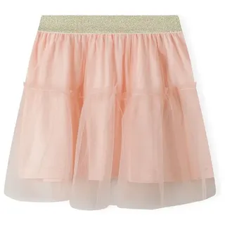 MINOTI Sommerrock Chiffonrock mit Drapierung (2y-14y) orange 98-104cm