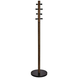 Umbra Garderobenständer Pillar  (Ø x H: 40 x 168 cm, Anzahl Haken: 8 Stk., Walnuss)