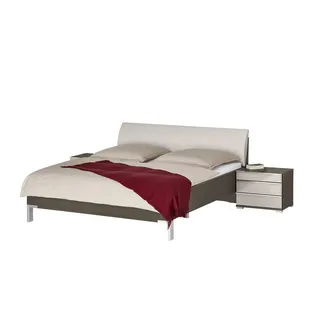 Bettanlage  Beda , braun , Maße (cm): B: 309 H: 97