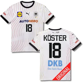 PUMA Original DHB Handball Trikot Herren [Home 2024] Offizielles Handball Trikot [Spieler oder Personalisiert] Sportbekleidung Sport Tshirts Herren Shirt Männer - L
