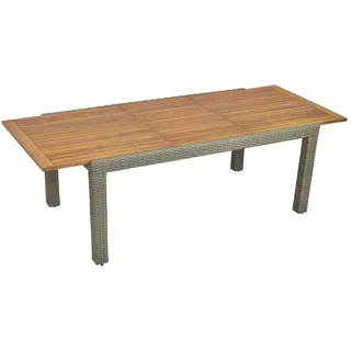 Merxx Gartentisch Ausziehbar 180-240 x 100 x 74 cm Beige