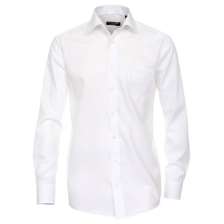 CASAMODA Businesshemd Herren Hemd extra langer Arm 69cm Langarm Hemd uni regular fit, weiß HL20, 40 weiß 40