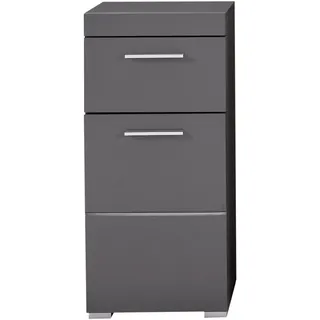 trendteam Amanda Badkommode 37 x 79 x 31 cm Grau