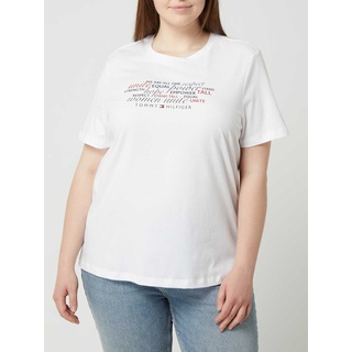 PLUS SIZE T-Shirt aus Bio-Baumwolle, Weiss, 46