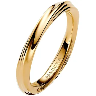 Pandora Damenring Gedreht Goldfarben Gr. 50