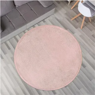 TT Home, Kinderteppich, Krabbelmatte Babyzimmer Teppich Spielmatte Kinder Unifarben Rutschfest Flauschig