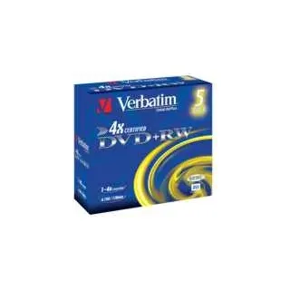Verbatim DVD+RW 4.7GB 5er