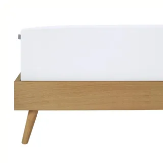 SCHIESSER Spannbettlaken Jersey-Elasthan 180 x 200 cm weiß