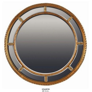 Casa Padrino Barockspiegel »Barock Wandspiegel Rund Gold Durchmesser 110 cm - Edel & Prunkvoll - Goldener Spiegel«