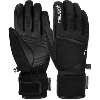 Skihandschuhe REUSCH "Tessa STORMBLOXXTM" Gr. 7,5, schwarz Damen Handschuhe Sporthandschuhe aus wasserdichtem und atmungsaktivem Material