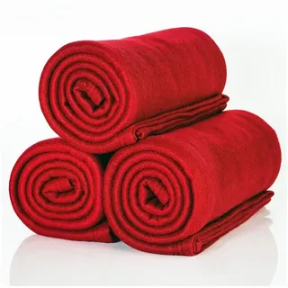 AlClear Kuscheldecke 130 x 160 cm Rot