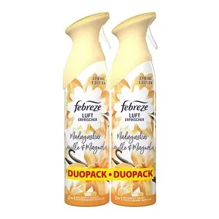 febreze Raumspray Madagaskar Vanille & Magnolie Vanille 2x185 ml, 2 St.