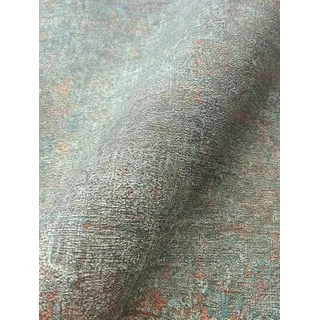 Newroom Vliestapete, Türkis Tapete Industrial Beton - Beton-Optik Unitapete Bronze Loft Vintage Uni Putz für Wohnzimmer Schlafzimmer Küche blau