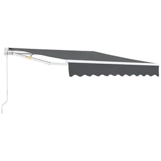 [en.casa] Gelenkarmmarkise Bitonto 300 x 250 cm dunkelgrau