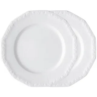 Rosenthal Speiseteller Maria 26 cm Weiß 2er Set