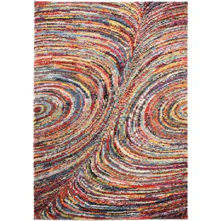 Novel Läufer Color Face, Mehrfarbig, Orange, Rot, Textil, Abstraktes, quadratisch, 80x250 cm, für Fußbodenheizung geeignet, pflegeleicht, Teppiche & Böden, Teppiche, Teppichläufer