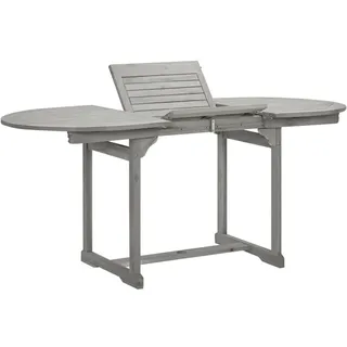 deluke Garten-Esstisch VEGO 120-170 x 80 x 75 cm Grau