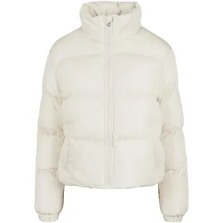 Winterjacke URBAN CLASSICS "Urban Classics Damen Ladies Short Peached Puffer Jacket" Gr. 5XL, beige (whitesand) Damen Jacken Winterjacken