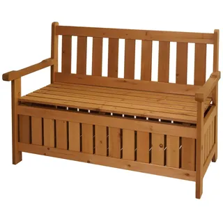 Proregal Truhenbank 85 x 114 x 58 cm Braun