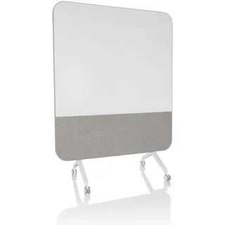 HJH Office Trennwand Vision Board 120 x 164 cm Grau