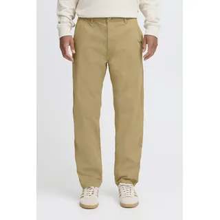 Blend Chinohose "BHNATAN WIDE LEG CHINO", Herren, Gr. 36, Länge 34, bunt (sand braun), Web, Obermaterial: 98% Baumwolle, 2% Elasthan, unifarben, relaxed fit knöchellang, Hosen Chinohose, mit Baumwollmischung, Relaxed Fit, knöchellang