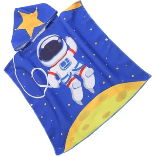 FEBE Badeponcho Kinder Badetuch Mit Kapuze Bademantel für Kleinkind
