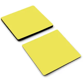 Magnet Experten mf7575 (YED)-50 Flexible Magnetfolie W/Gloss Trocken abwischbar Oberfläche, Gelb (50 Stück)