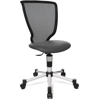 Topstar 71487S12 Titan Junior, Schreibtischstuhl, Kinderdrehstuhl, Netzrückenlehne, Bezugsstoff Anthrazit, 40 x 44 x 98 cm
