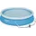Aufstellpool ⌀ 366 x 76 cm Blau inkl. Filterpumpe