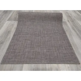 Tadi & Imperio1979 Langer Teppich aus geflochtenem Vinyl für Flur, Küche, Schlafzimmer, natürliche Präsenz, hohe Widerstandsfähigkeit, mit Rutschfester PVC-Rückseite (Twist 7833)