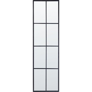 Beliani, Spiegel, Wandspiegel schwarz Fensteroptik 38 x 132 cm CAMON