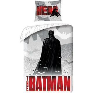 Halantex Batman Baumwolle Bunt 140 x 200 cm + 70 x 90 cm