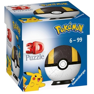 Ravensburger 3D-Puzzle »54 Teile Ravensburger 3D Puzzle Ball Pokémon Pokéball Hyperball 11266«, 54 Puzzleteile