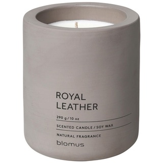 Blomus Duftkerze Fraga - Royal Leather, Taupe, Stein, 11.0 cm, Dekoration, Kerzen & Zubehör, Duftkerzen