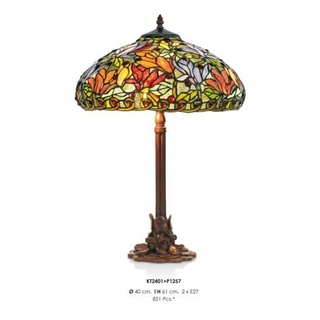 Tiffany Hockerleuchte Höhe 61 cm, Durchmesser 40 cm - Leuchte Lampe