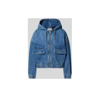 Regular Fit Jeansjacke aus reiner Baumwolle Modell 'KENZIE', Jeansblau, XS