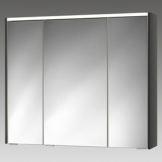 Sieper LED-Spiegelschrank KHX 90  (B x H: 90 x 74 cm, Mit Beleuchtung, MDF, Anthrazit/Weiß)