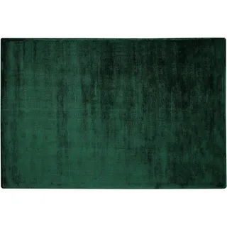 Beliani Gesi II Kurzflorteppich 160 x 230 cm Dunkelgrün