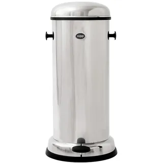 Vipp - 16 Tretmülleimer Stainless Steel - cm - 30 cm - 62 cm
