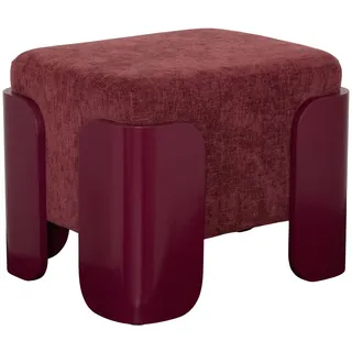 Rechteckiger Sitzhocker „mizar“, 36 X 38 Cm, Rot - Atmosphera Créateur D'Intérieur
