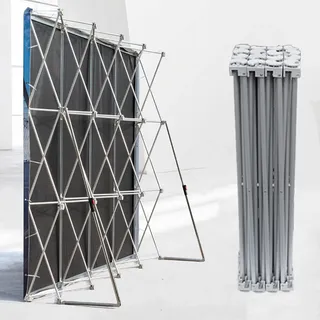 YKMYXZ, Pop-up-Display-Banner-Hintergrund, zusammenklappbarer Posterrahmen for Veranstaltungen/Konferenzen/Geschäfte(2.3m(7.5ft) Hx3.8m(12.5ft) L)