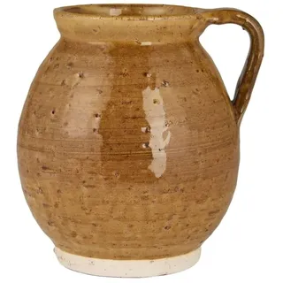 IB Laursen Vase mit Henkel rustikal Avignon in braun | Gr.: onesize