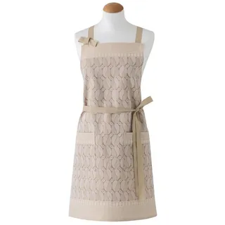 Le Jacquard Francais Kochschürze Schürze Barista Latte 80x96 cm beige