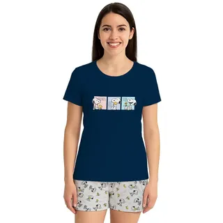 UNITED LABELS Snoopy Pyjama Set Blau/Grau L