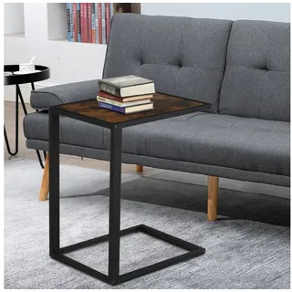 Homcom Beistelltisch 833-194BN braun schwarz B/H/T: ca. 40,6x64,2x50,8 cm | Braun, Schwarz