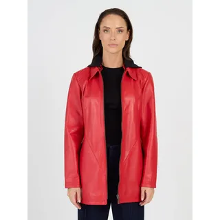 JCC Lederjacke 3102220 in lava red | Gr.: 38,